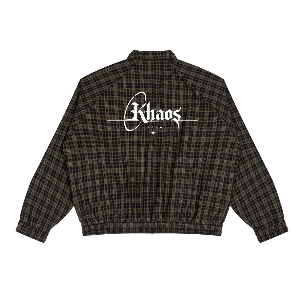 Khaos Krew Plaid track jacket