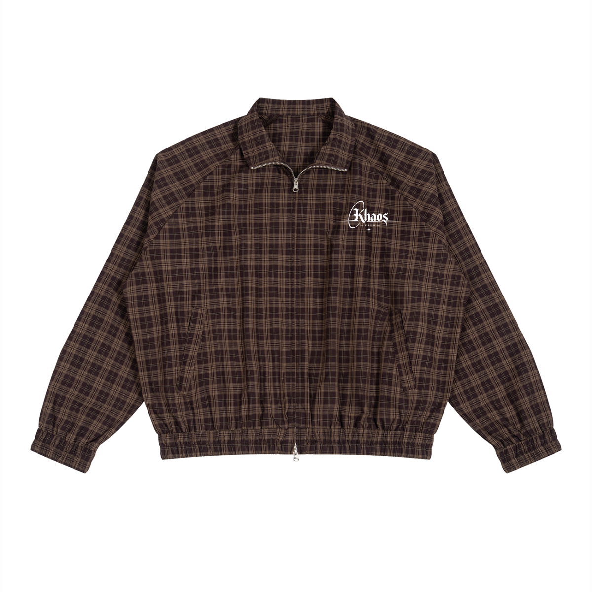 Khaos Krew Plaid track jacket