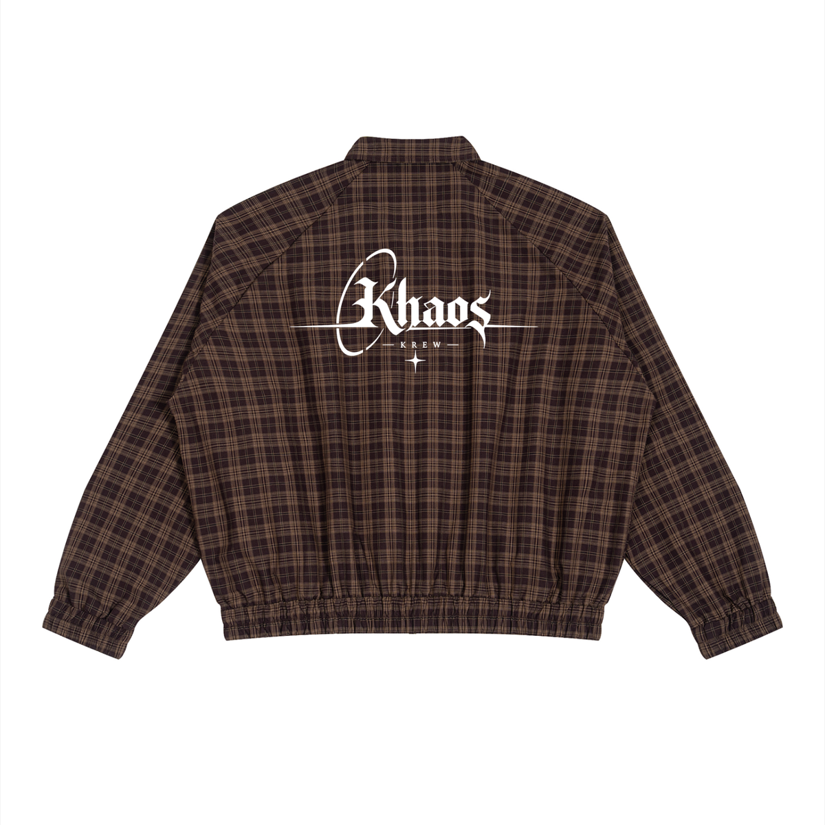 Khaos Krew Plaid track jacket