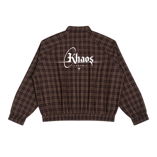 Khaos Krew Plaid track jacket